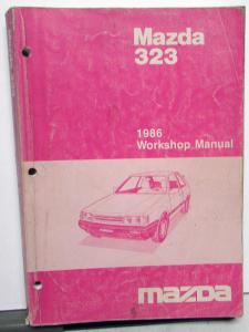 1986 Mazda 323 Service Shop Repair Manual