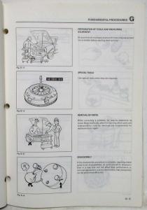 1986 Mazda 626 Service Shop Repair Manual