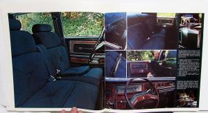 1979 Lincoln Continental Sedan Town Car Williamsburg Coupe Sales Brochure Orig