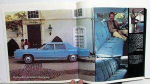 1979 Lincoln Continental Sedan Town Car Williamsburg Coupe Sales Brochure Orig