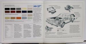 1981 Lincoln Town Car Sales Brochure Standard Features Optional Upgrades Orig