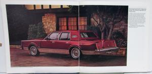 1981 Lincoln Continental Mark VI Sales Brochure Signature Series Original