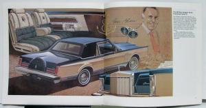 1981 Lincoln Continental Mark VI Sales Brochure Signature Series Original