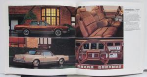 1981 Lincoln Continental Mark VI Sales Brochure Signature Series Original