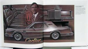 1981 Continental Mark VI Lincoln Canadian Sales Brochure Orig Sign Series Luxury