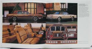 1981 Continental Mark VI Lincoln Canadian Sales Brochure Orig Sign Series Luxury