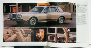 1981 Continental Mark VI Lincoln Canadian Sales Brochure Orig Sign Series Luxury