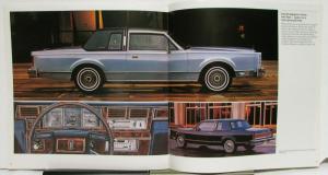1981 Continental Mark VI Lincoln Canadian Sales Brochure Orig Sign Series Luxury