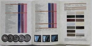 1989 Lincoln Town Car Sales Brochure Specs Features Luxury Cartier Signature