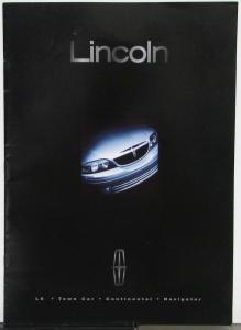 2000 Lincoln LS The Next Millennium Town Car Continental Navigator Luxury
