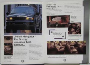 2000 Lincoln LS The Next Millennium Town Car Continental Navigator Luxury