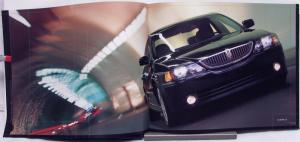 2005 Lincoln LS Sales Brochure Pull-Out Trim Selector Specs Luxury Original