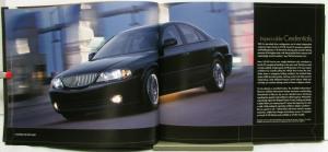 2005 Lincoln LS Sales Brochure Pull-Out Trim Selector Specs Luxury Original