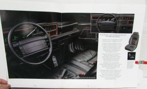 1991 Lincoln Continental Sales Brochure Features Specs Colors Luxury Car Orig