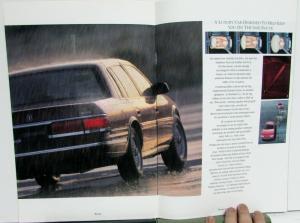1991 Lincoln Continental Sales Brochure Features Specs Colors Luxury Car Orig