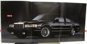 1992 Lincoln Mark VII Sales Brochure Specs Features Colors Bill Blass Original