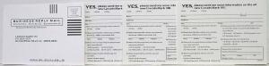 1993 Lincoln Mark VIII Advance Product Preview Folder - CONFIDENTIAL