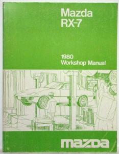 1980 Mazda RX-7 Service Shop Repair Manual - REPRINT