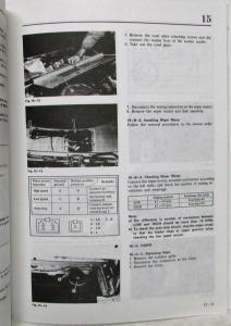 1980 Mazda RX-7 Service Shop Repair Manual - REPRINT