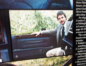 1979 Lincoln Mark V & Continental Prestige Sales Brochure Tom Selleck - Canadian