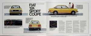 1971 Fiat 124 What You Dont See Sales Brochure