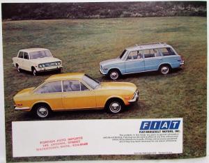 1971 Fiat 124 What You Dont See Sales Brochure