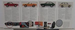 1970 Fiat 850 The Young Place to Be Sales Brochure - Racer Spider Coupe Sedan