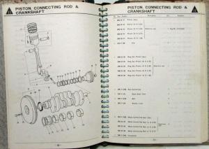 1972 Mazda 1600 Pickup Truck Parts Book Catalog for US