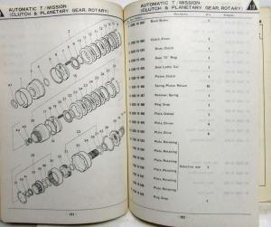 1976 Mazda B1600 B1800 Rotary Pickup Truck Parts Book Vol 1 for US & Canada