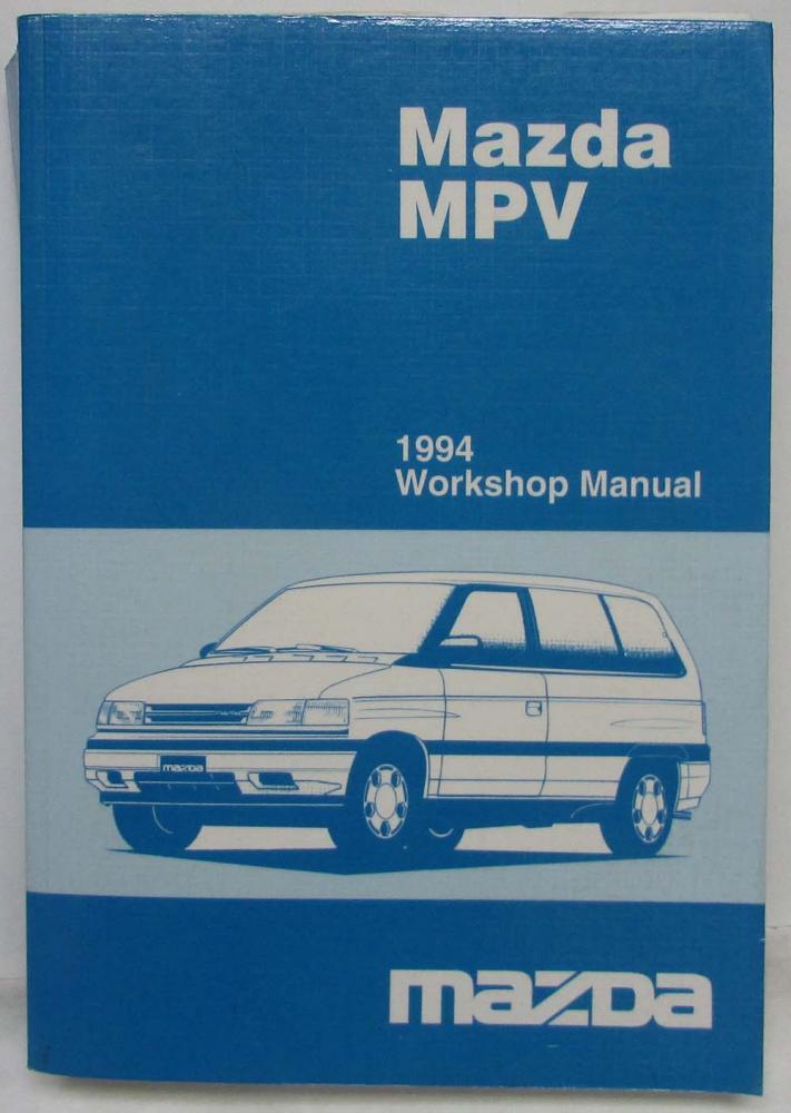1994 Mazda MPV Service Shop Repair Manual