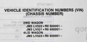 1994 Mazda MPV Service Shop Repair Manual