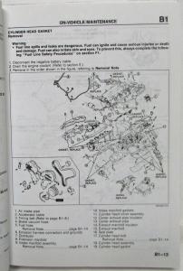 1994 Mazda MPV Service Shop Repair Manual