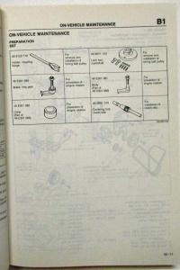 1991 Mazda 323 Service Shop Repair Manual