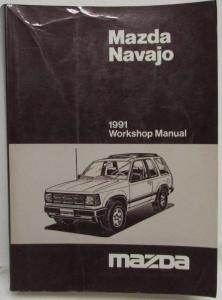 1991 Mazda Navajo Service Shop Repair Manual
