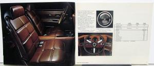1972 Pontiac Grand Prix Catalina LeMans GTO Firebird Trans Am Sales Brochure