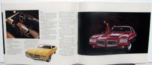 1972 Pontiac Grand Prix Catalina LeMans GTO Firebird Trans Am Sales Brochure