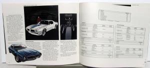 1972 Pontiac Grand Prix Catalina LeMans GTO Firebird Trans Am Sales Brochure