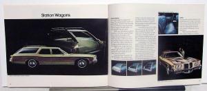 1972 Pontiac Grand Prix Catalina LeMans GTO Firebird Trans Am Sales Brochure