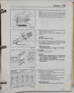 1988 Mazda B-Series B2200 B2600 Pickup Truck Service Shop Manual