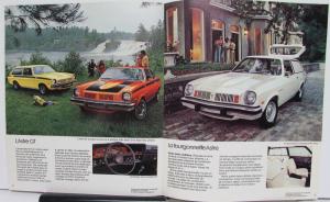 1974 Pontiac Astre CANADIAN Dimensions Motors Characteristics Sale Brochure Orig