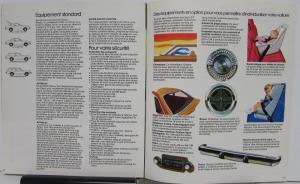 1974 Pontiac Astre CANADIAN Dimensions Motors Characteristics Sale Brochure Orig