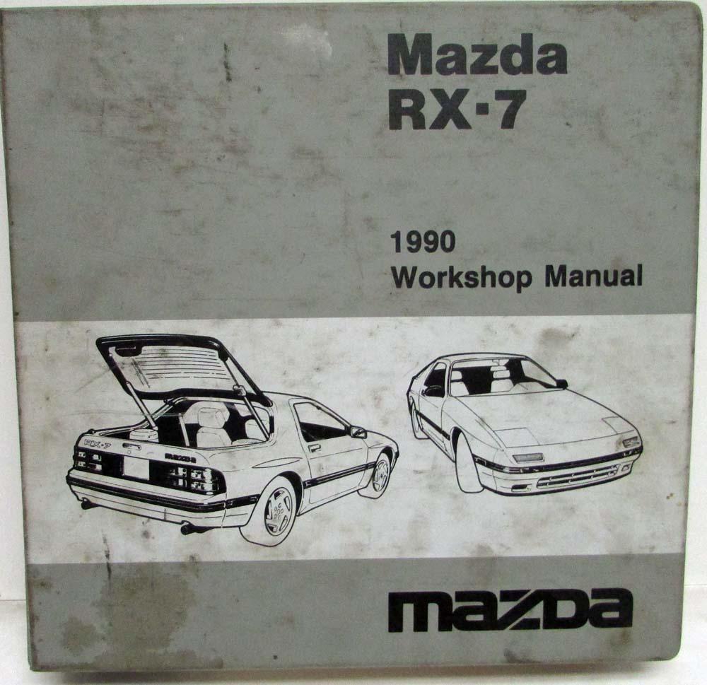 1990 Mazda RX7 Service Shop Repair Manual