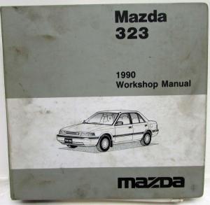 1990 Mazda 323 Service Shop Repair Manual w/ Service Highlights & Wiring Diagram
