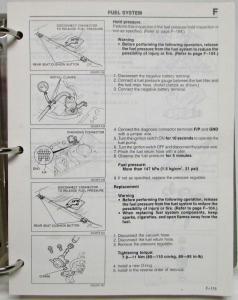 1990 Mazda 323 Service Shop Repair Manual w/ Service Highlights & Wiring Diagram