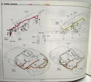 1990 Mazda 323 Service Shop Repair Manual w/ Service Highlights & Wiring Diagram