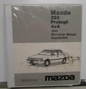 1990 Mazda 323 Protege 4x4 Service Shop Repair Manual With Wiring Diagrams