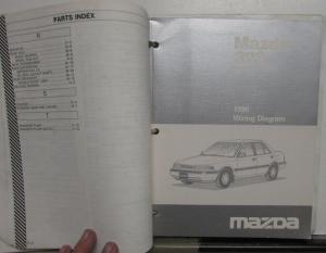 1990 Mazda 323 Protege 4x4 Service Shop Repair Manual With Wiring Diagrams