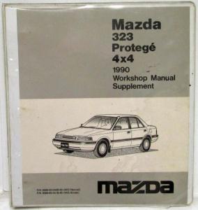 1990 Mazda 323 Protege 4x4 Service Shop Repair Manual