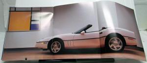 1989 Chevrolet Corvette Dealer Prestige Sales Brochure With Envelope Original