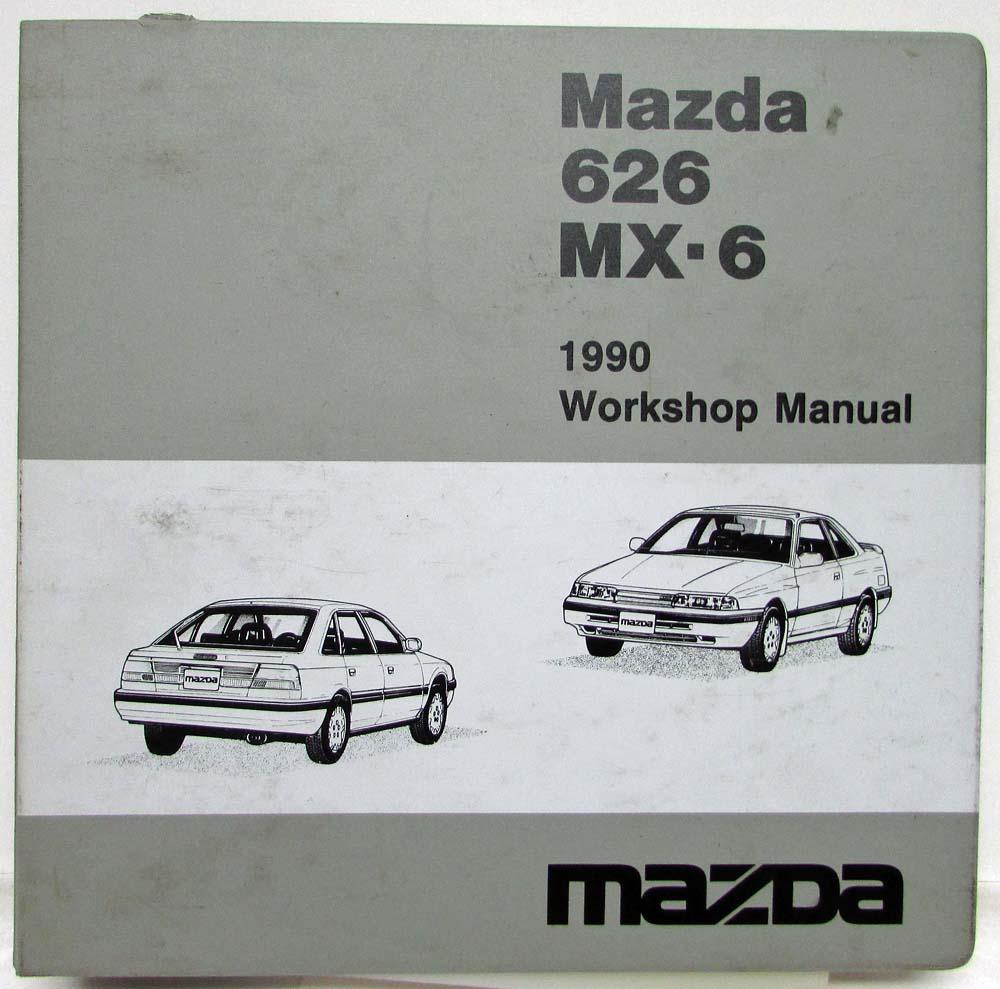 1990 Mazda 626 MX-6 Service Shop Repair Manual